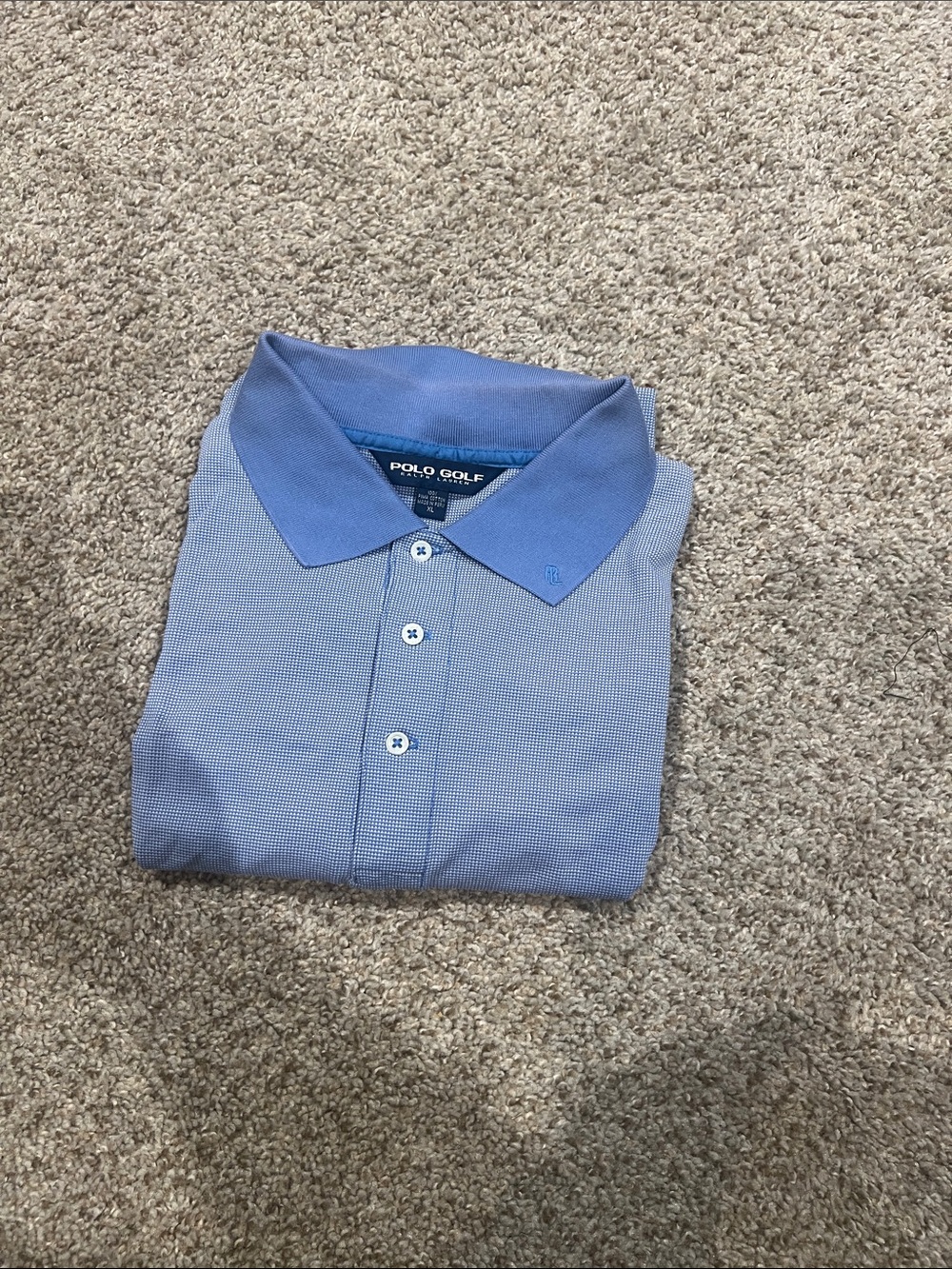 Polo Golf By Ralph Lauren Light Blue Performance Polo